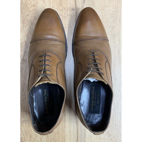 To Boot New York Adam Derrick Mens Cap Toe Oxford Dress Shoes Brown Leather 11.5 main image 11